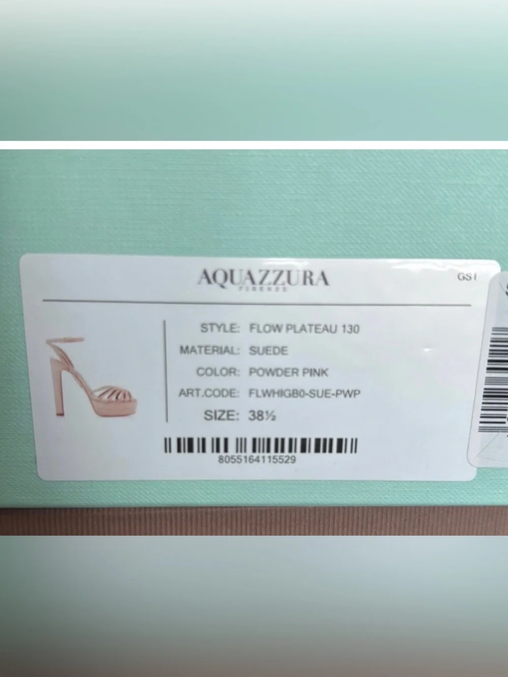 Aquazzura Blush Nude Strappy Platform Stiletto Sandal